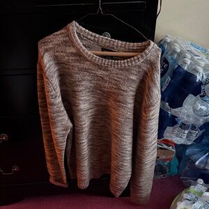 Cotton On Marled Taupe Crewneck Sweater